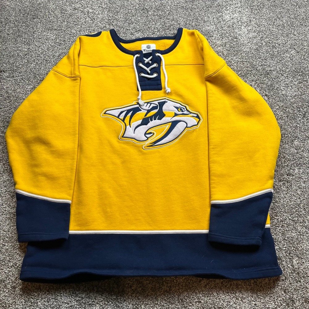 Fanatics Nashville Predators NHL Hockey‎ Jersey Pullover Sweatshirt XL
